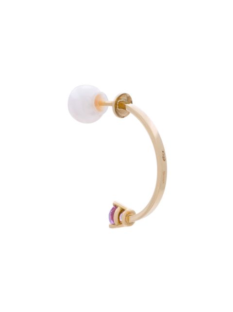 18kt gold Dots earring