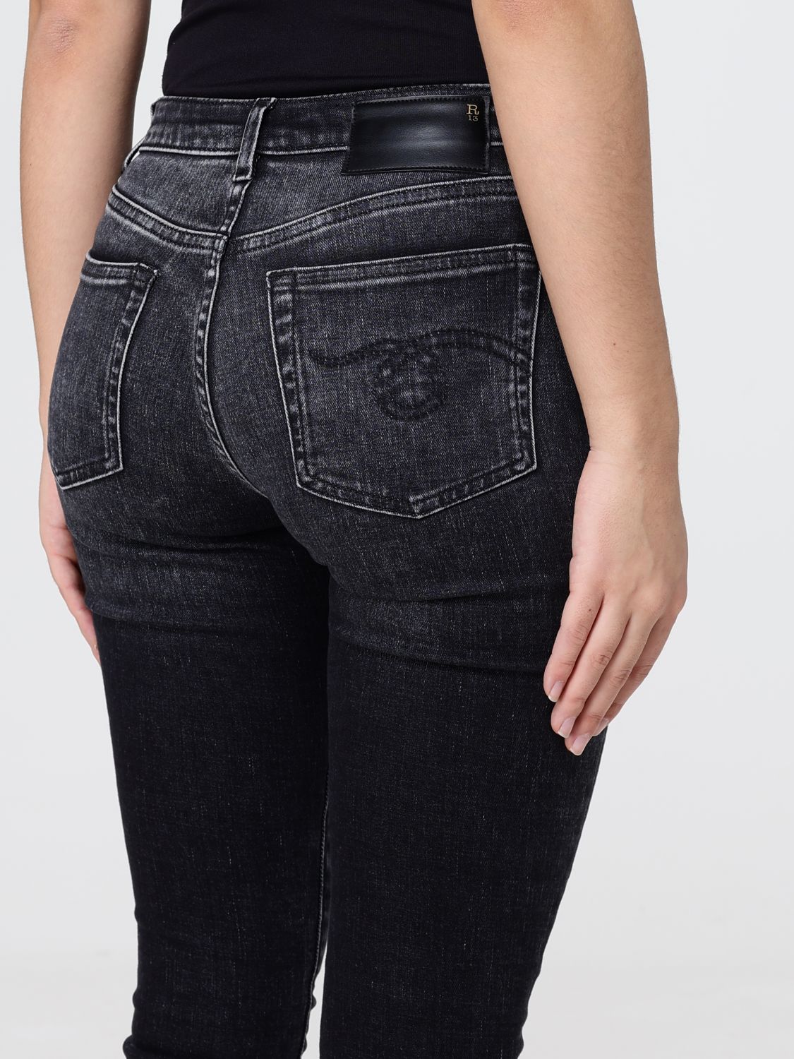 Jeans Woman color Black