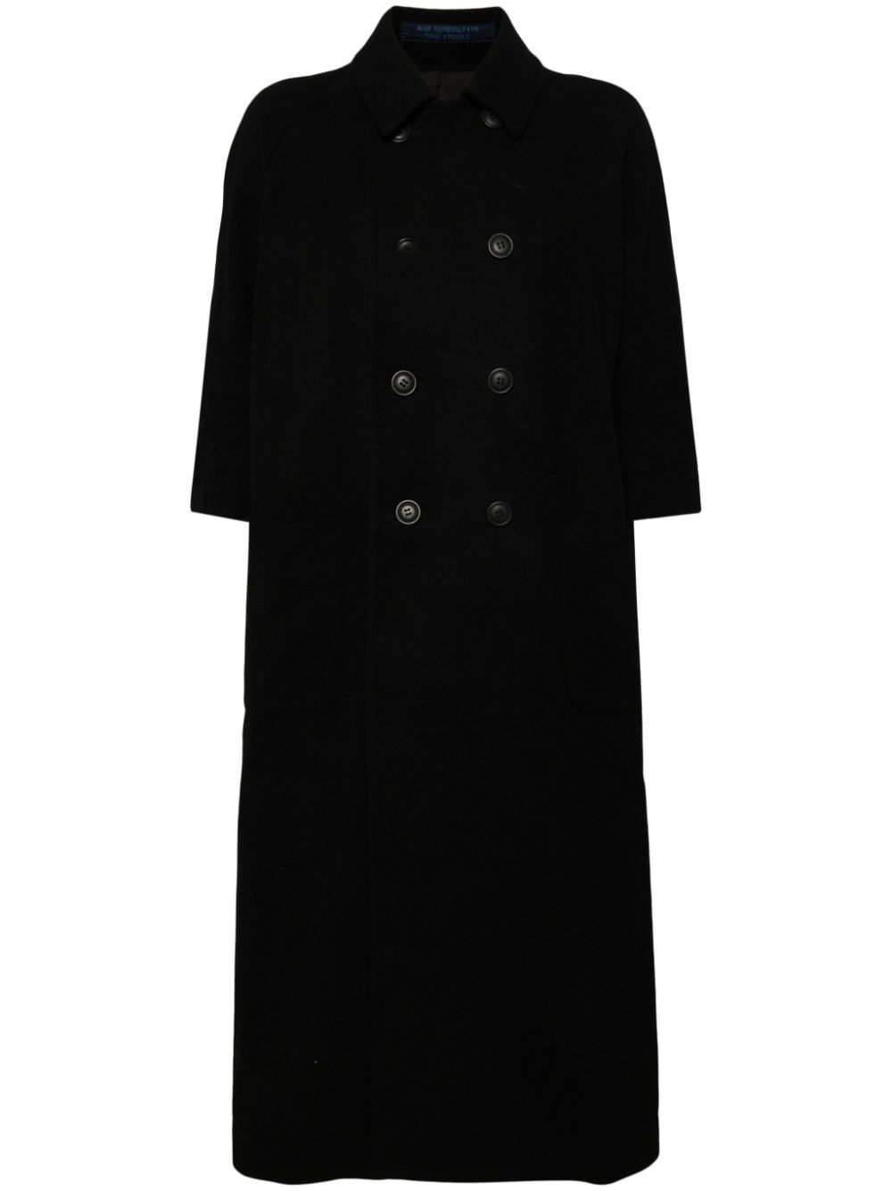 Mosser double breasted coat - Black