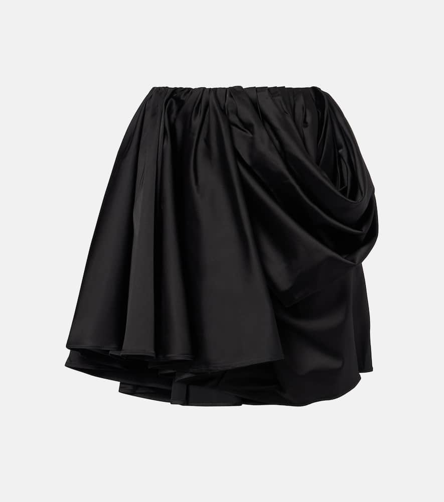 Draped miniskirt