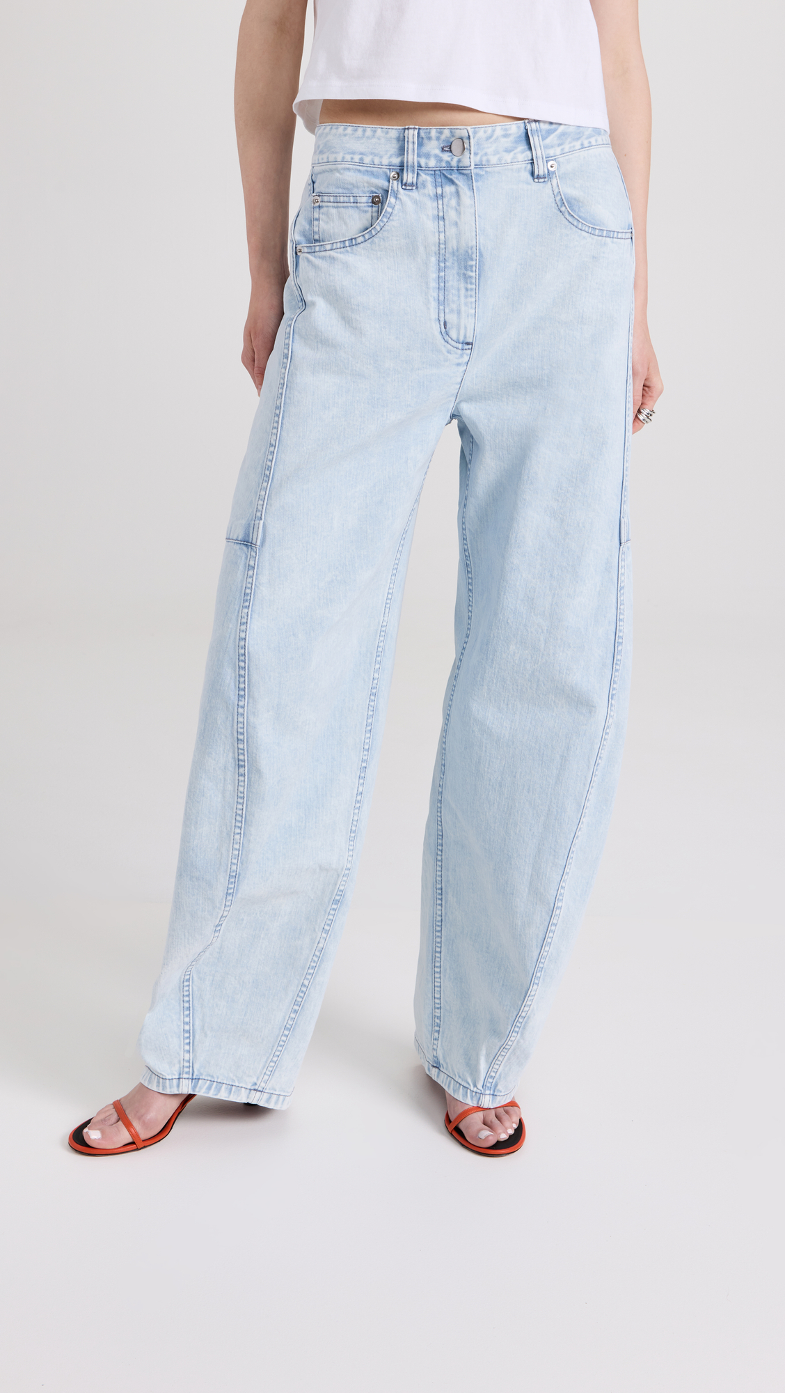 Bleached Denim Sid Jeans