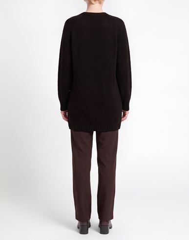 Woman Mini dress Dark brown Size M Acrylic, Wool, Viscose, Alpaca wool