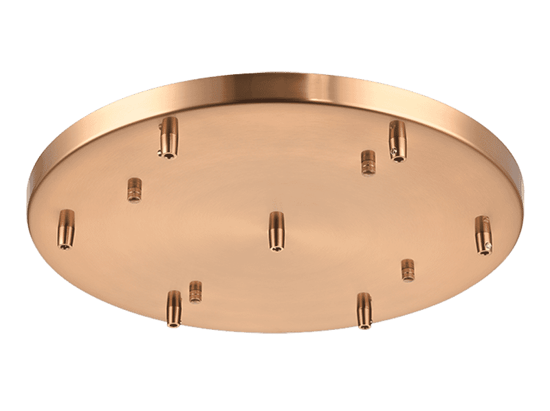 Aged Gold Brass Ceiling Canopy from the Multi Ceiling Canopy Line Voltage Collection