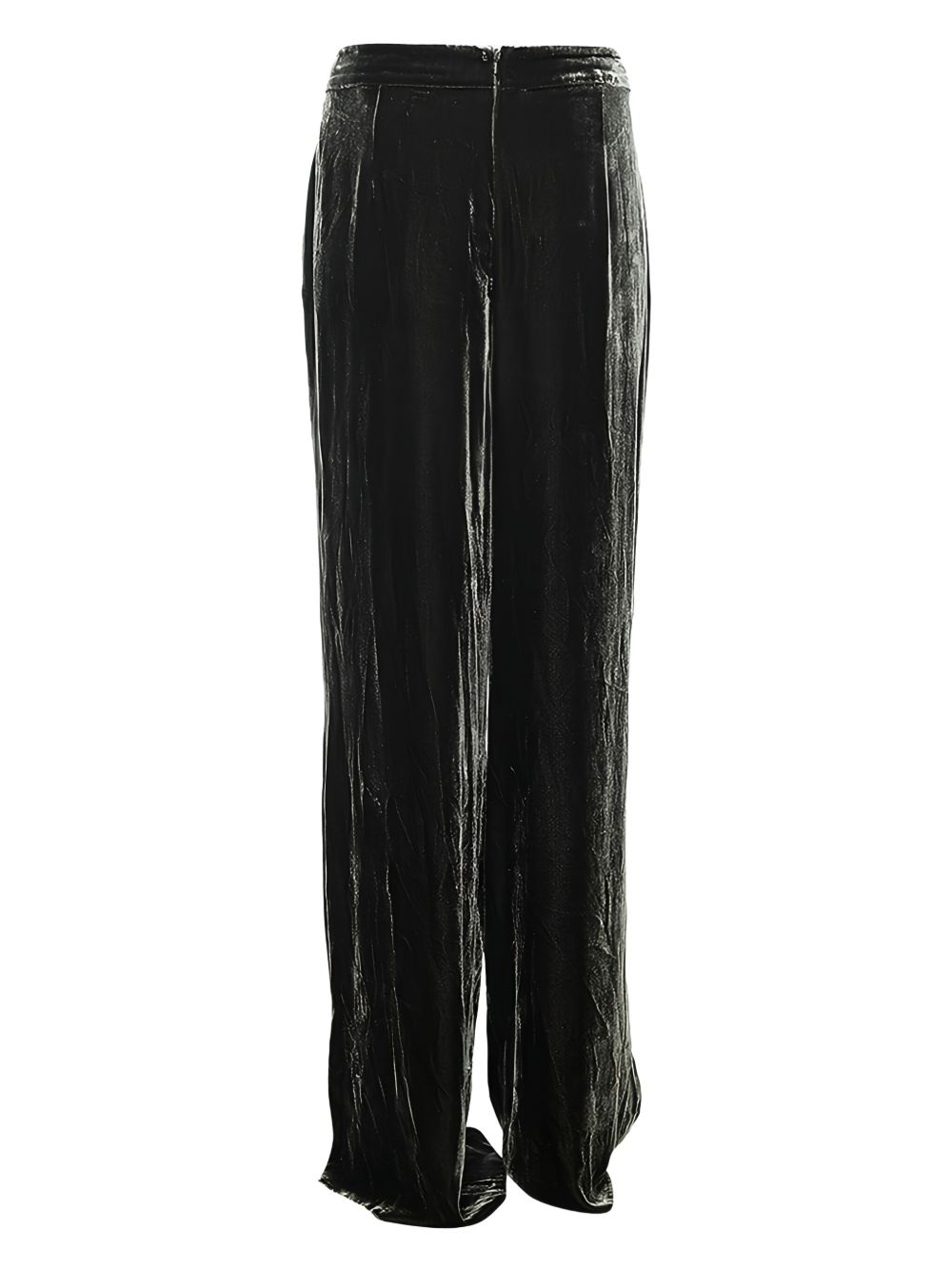 Silk trousers - Black