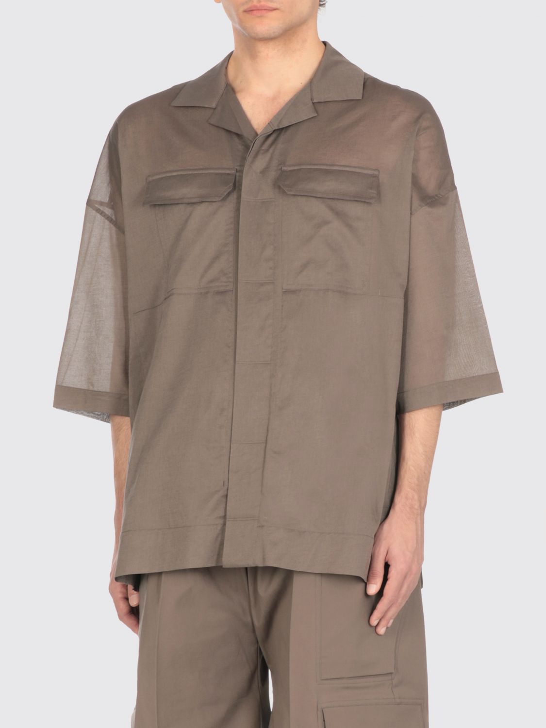 Shirt RICK OWENS Men color Brown