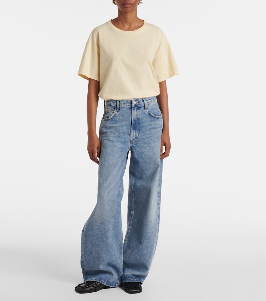 Low Curve mid-rise wide-leg jeans