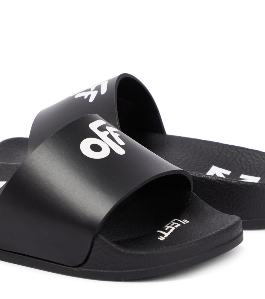 Logo rubber slides