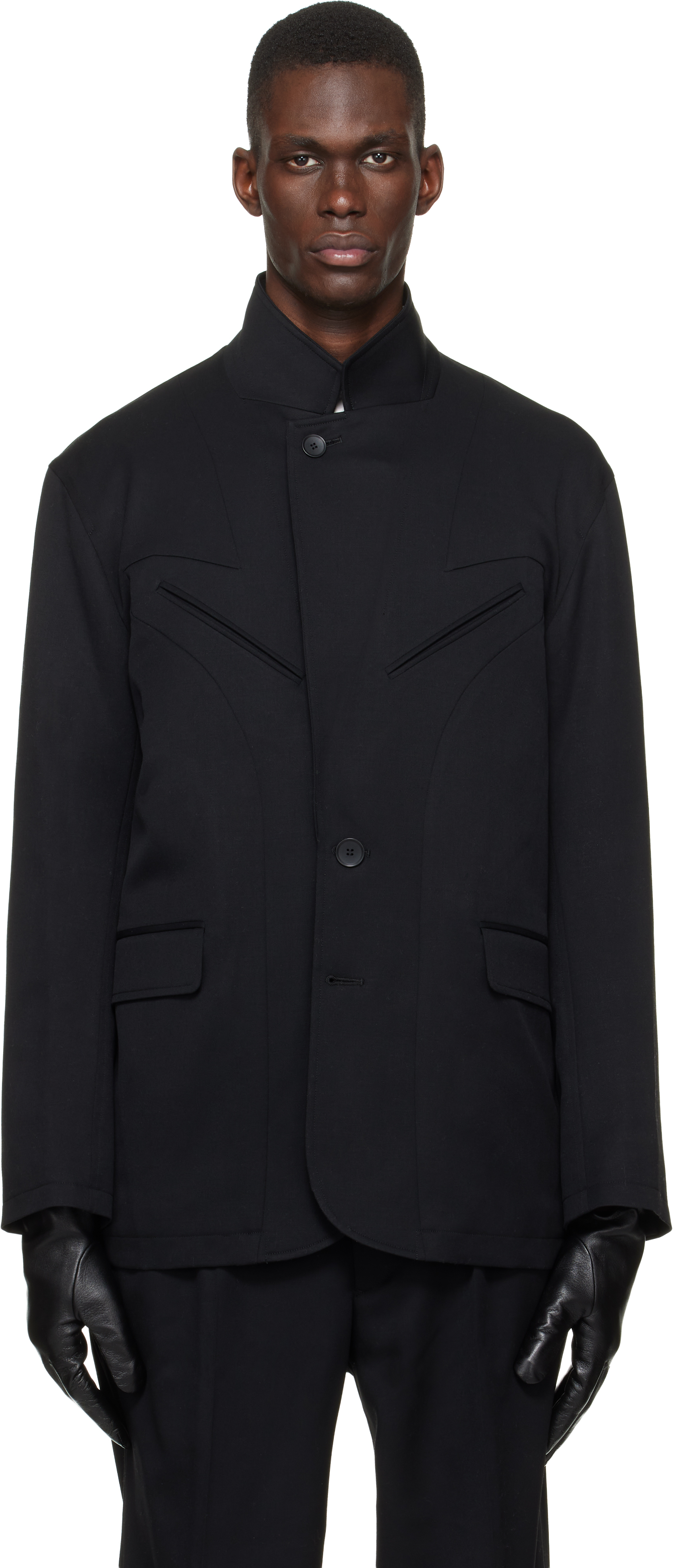 Black Light Wool Blazer