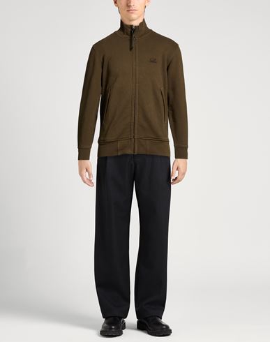 C. p. Company Man Sweatshirt Military green Size M Cotton