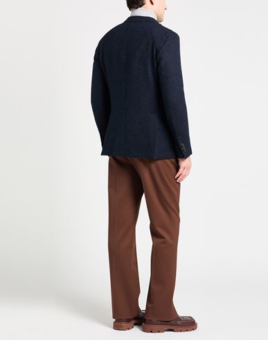 Man Blazer Midnight blue Size 38 Wool