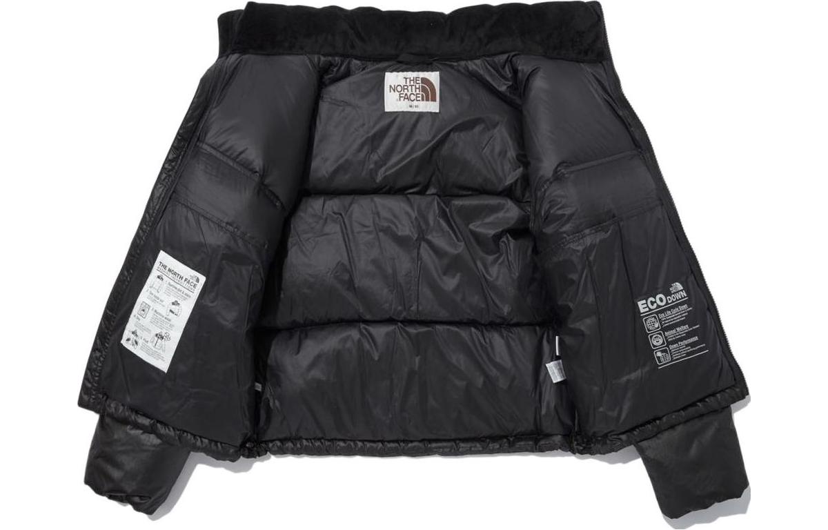 (WMNS) White Label Novelty Nuptse Down Jacket Asia Sizing 'Matte Black'