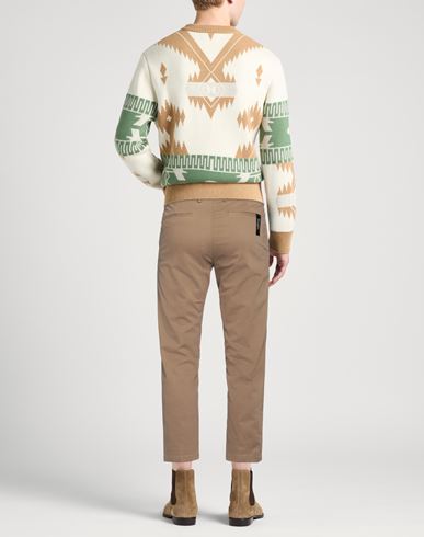 Siviglia Man Pants Khaki Size 32 Modal, Cotton, Elastane