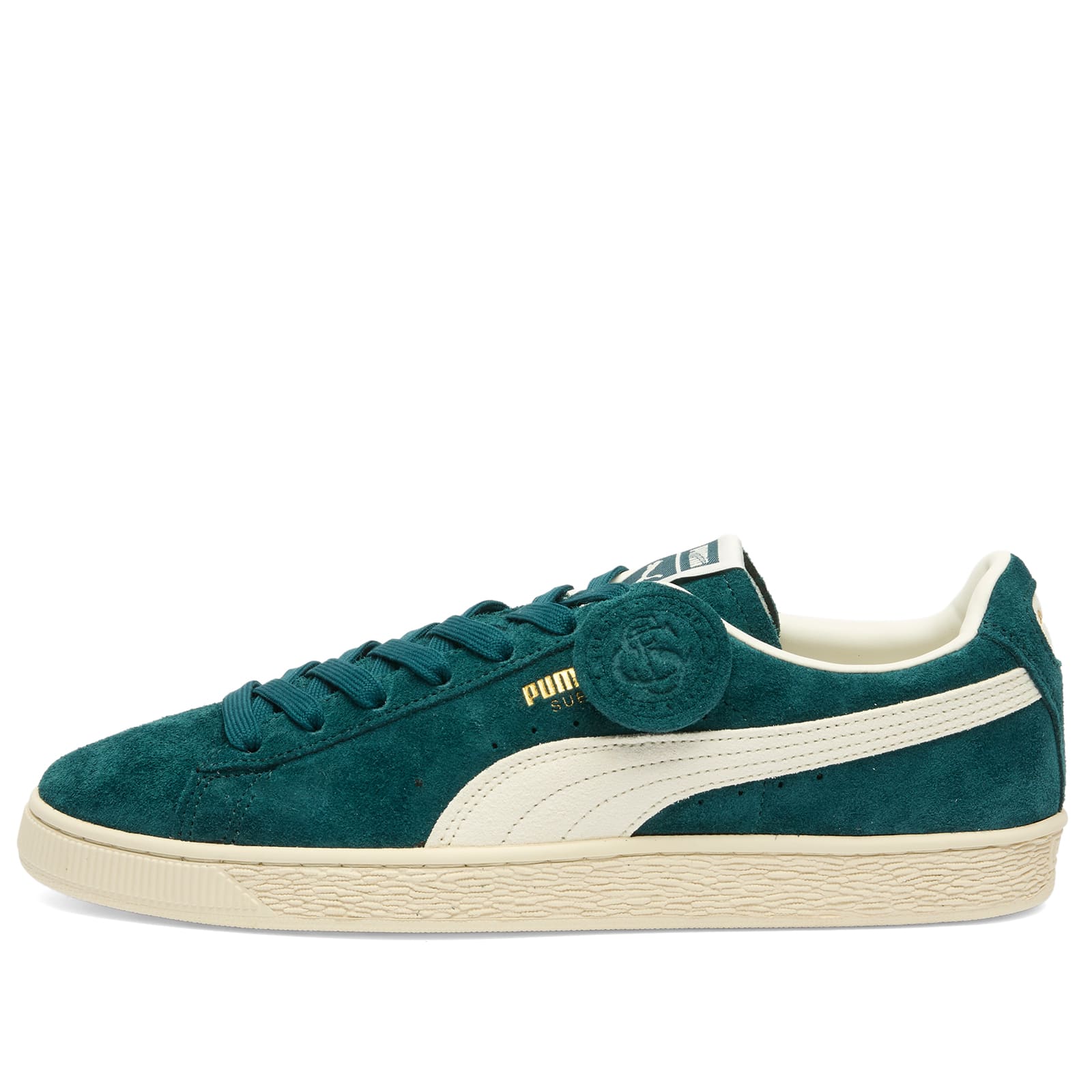 Suede Charles F. Stead IV Sneaker Persian Blue/White
