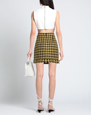 Woman Mini skirt Marigold Size XS Polyester
