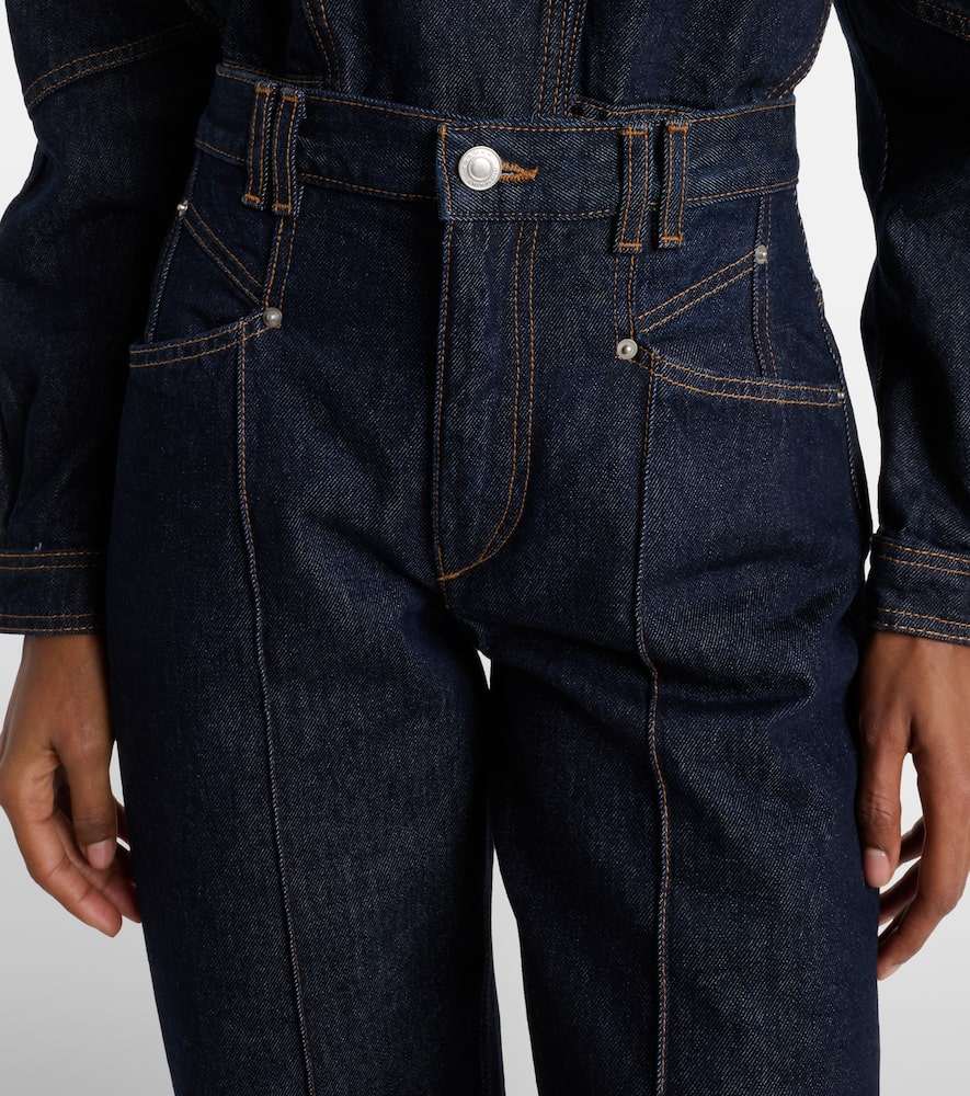 Drolane high-rise straight jeans