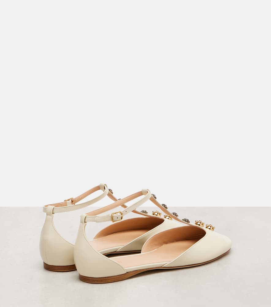 Chloé Celeste embellished leather flats