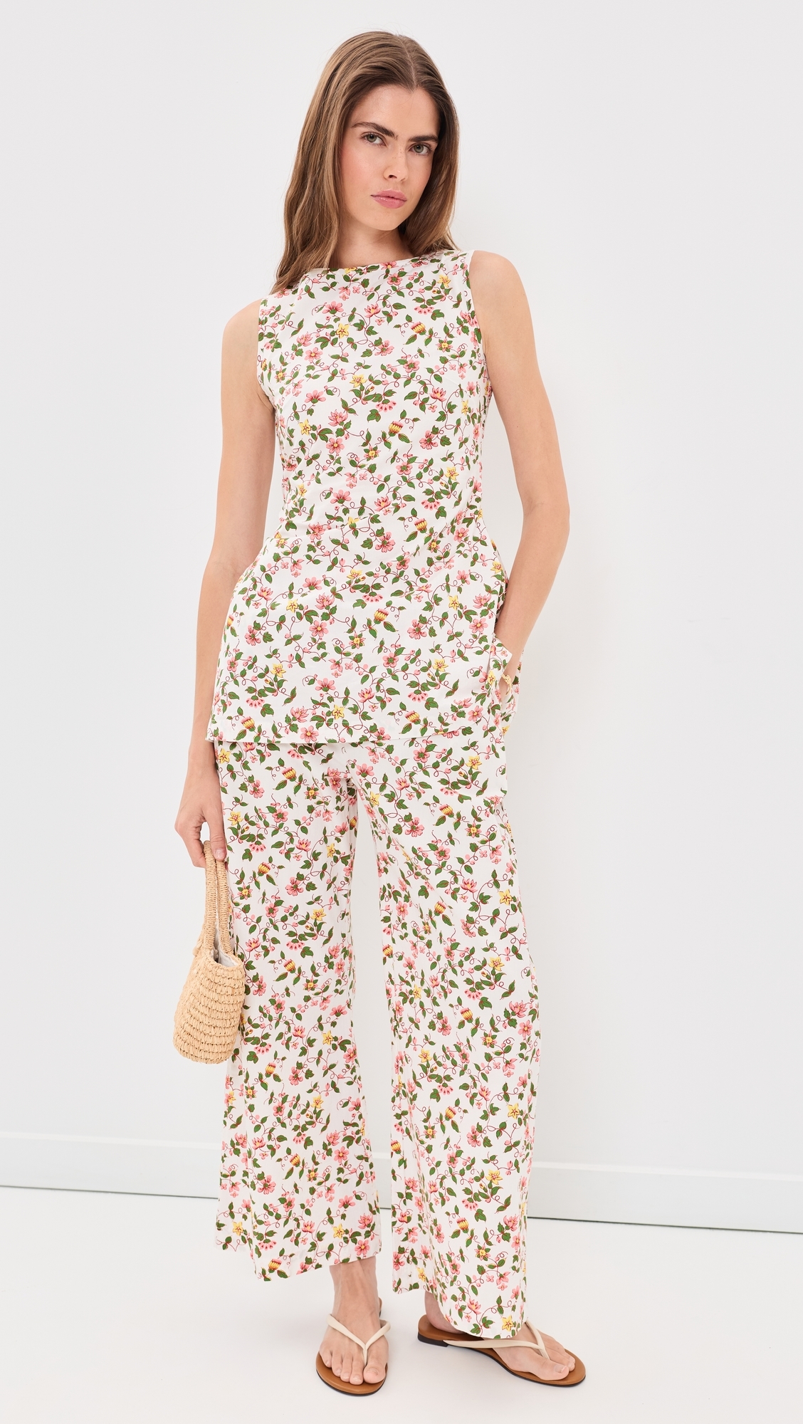 The Nicole Pants Vintage Floral