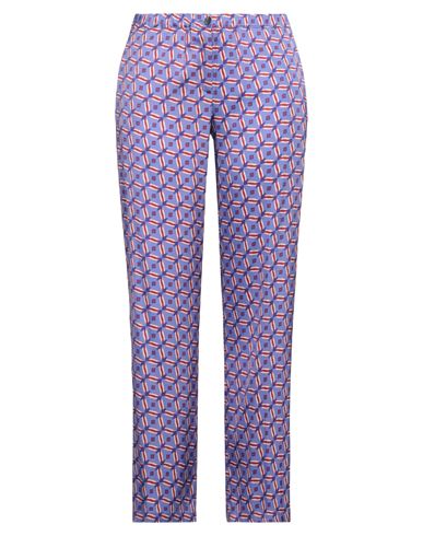 Woman Pants Mauve Size 12 Viscose, Elastane