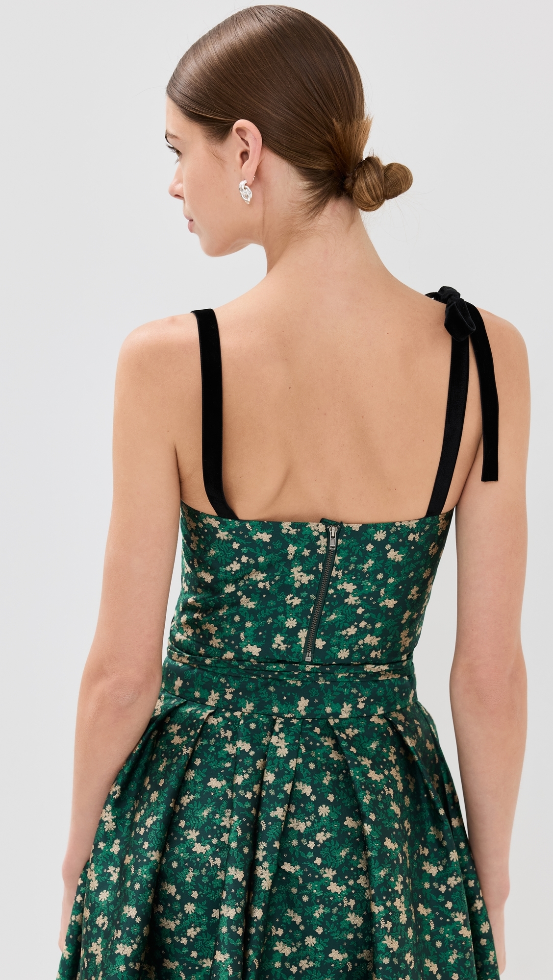 Bustino Top Dark Green