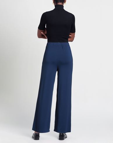 Woman Pants Navy Size 10 Viscose, Elastane