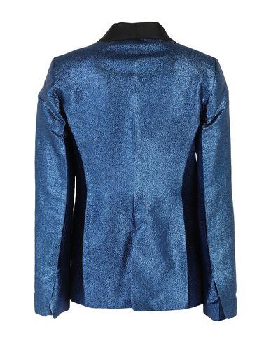 Woman Blazer Blue Size 4 Polyester, Polyamide, Acetate