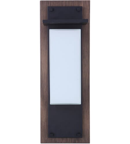 Whiskey Barrel Midnight LED Outdoor Lantern from the Heights Collection