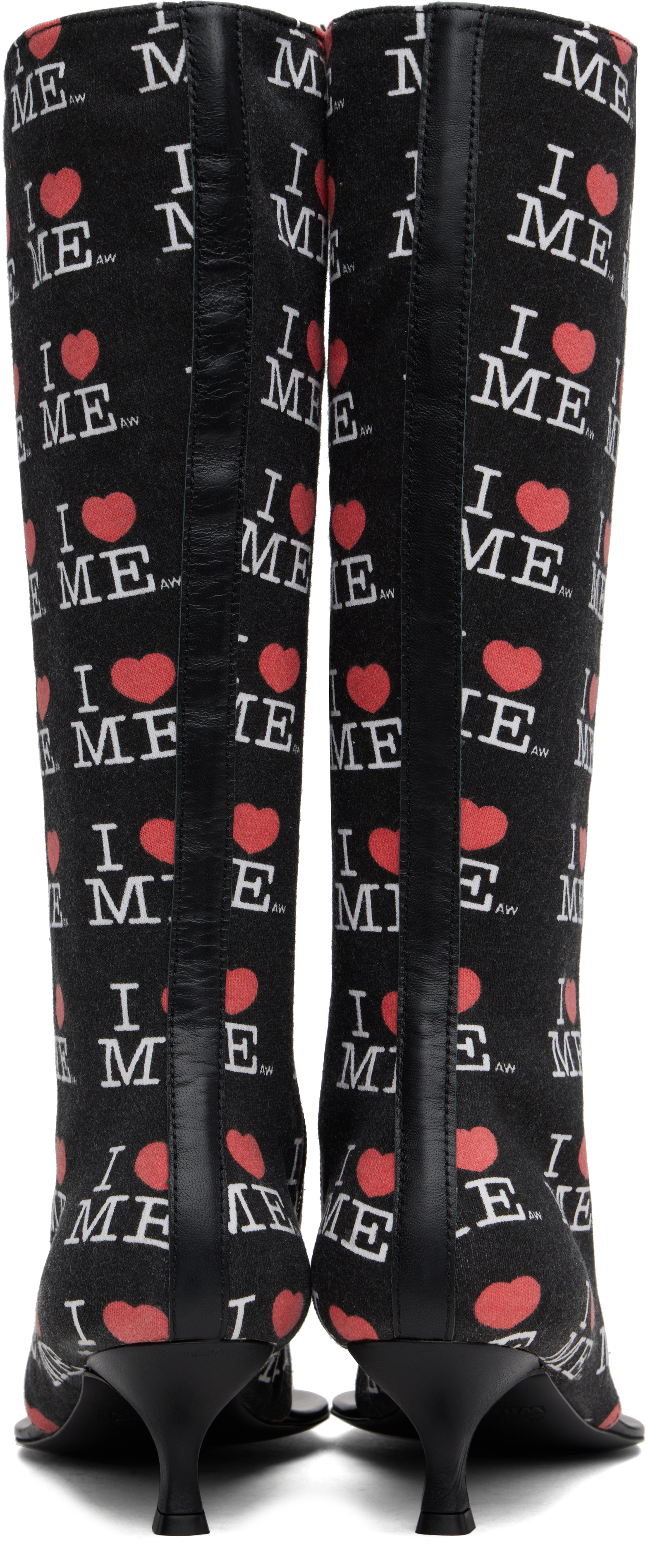 Ashley Williams Black 'I Heart Me' Heels