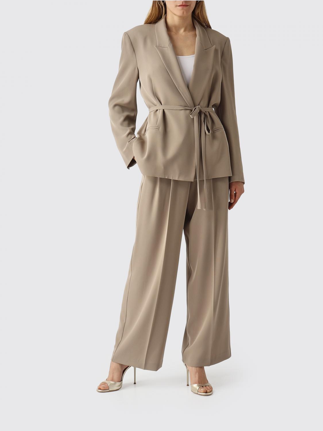 Pants Woman color Dove Grey