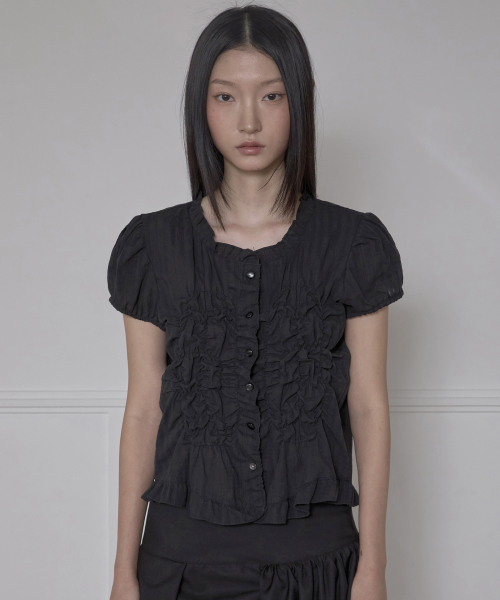 Saya Frill Puff Blouse