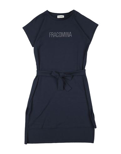Kid Girl Kids' dress Midnight blue Size 16 Cotton, Elastane