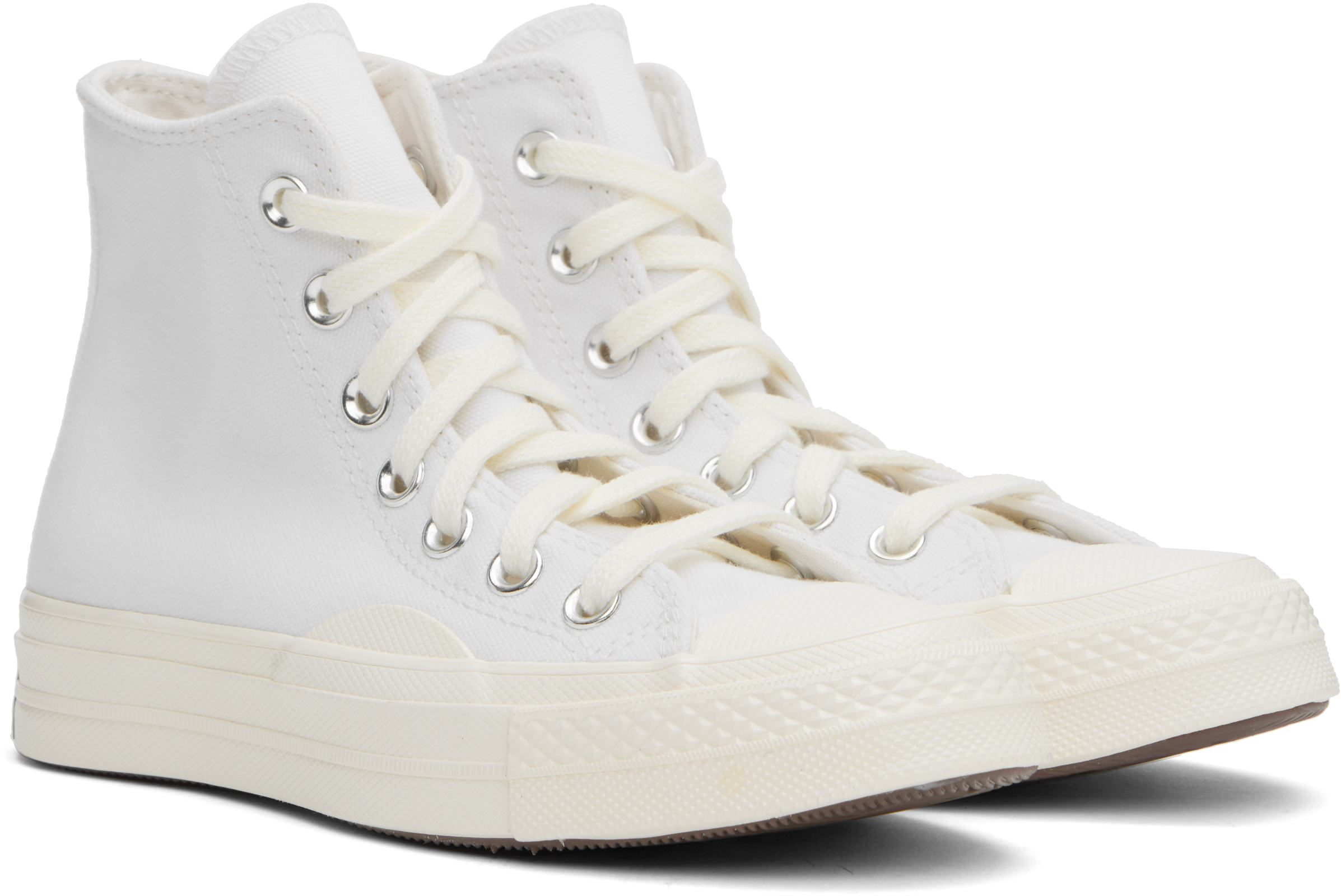 White Chuck 70 Textured High Top Sneakers