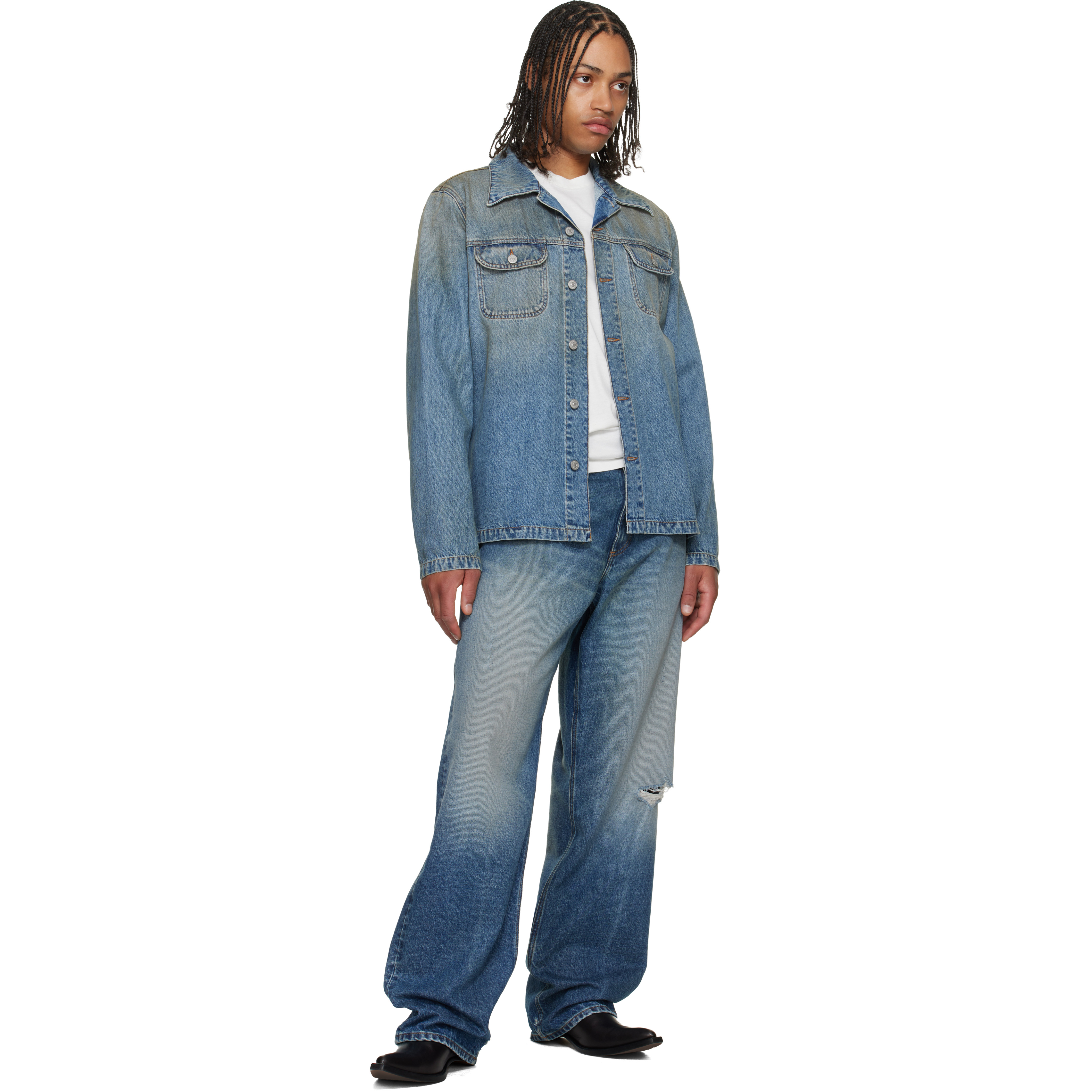 Blue Denim Trucker Jacket