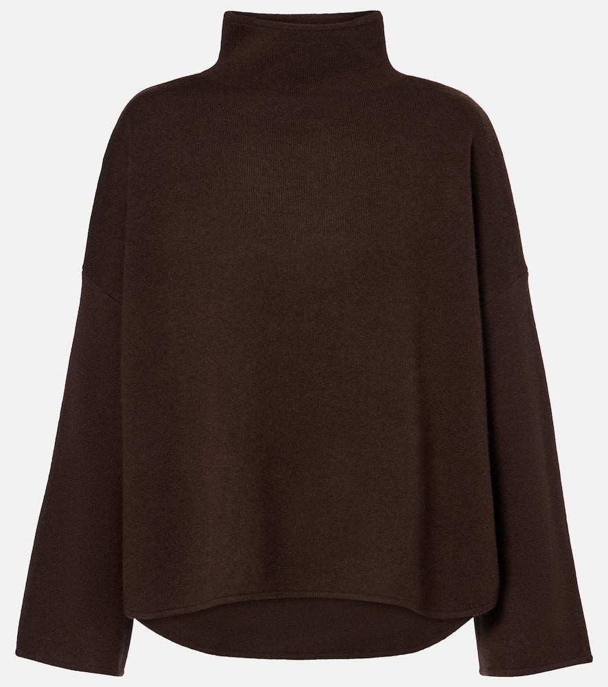 Wool and cashmere turtleneck sweater