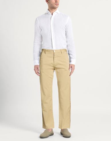Man Pants Sand Size 36 Cotton, Elastane
