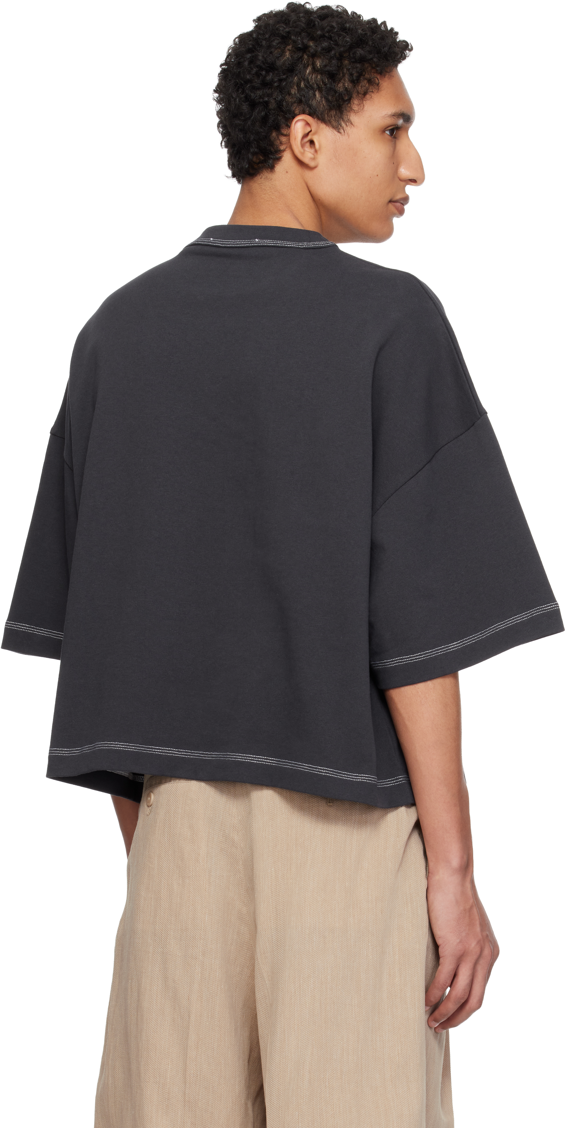 Navy 'The Letro' T-shirt