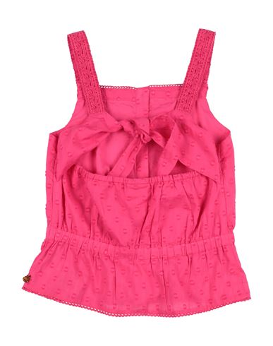 Kid Girl Top Fuchsia Size 10 Cotton