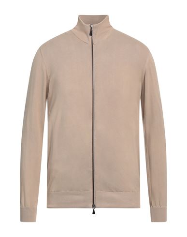 Alpha Studio Man Cardigan Beige Size 44 Cotton