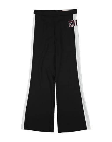Elisabetta Franchi La Mia Bambina Kid Girl Pants Black Size 12 Virgin Wool, Polyester, Viscose