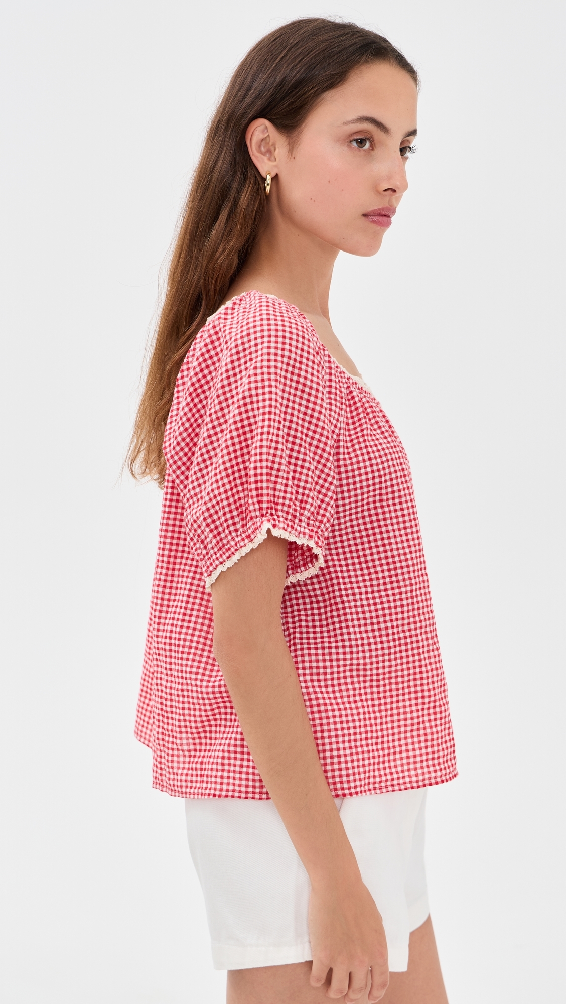 Maisie Top Cherry Red