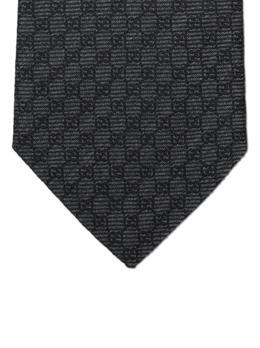 Black Logo Tie