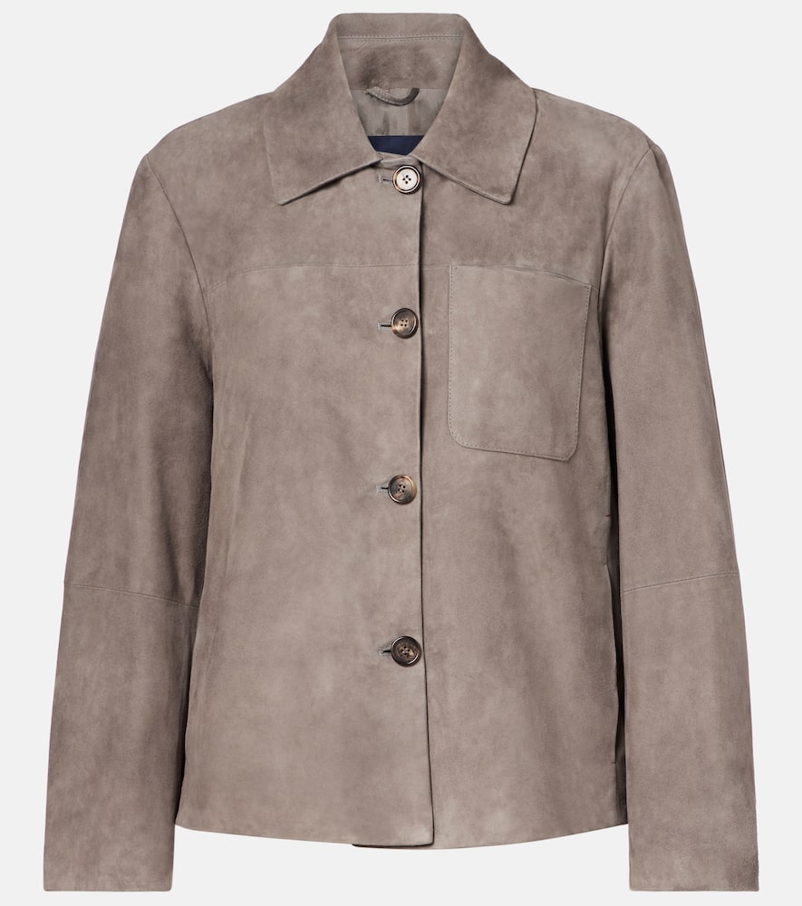 Suede overshirt