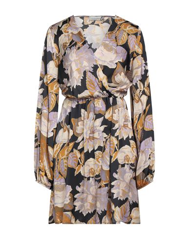 Woman Mini dress Black Size L Viscose