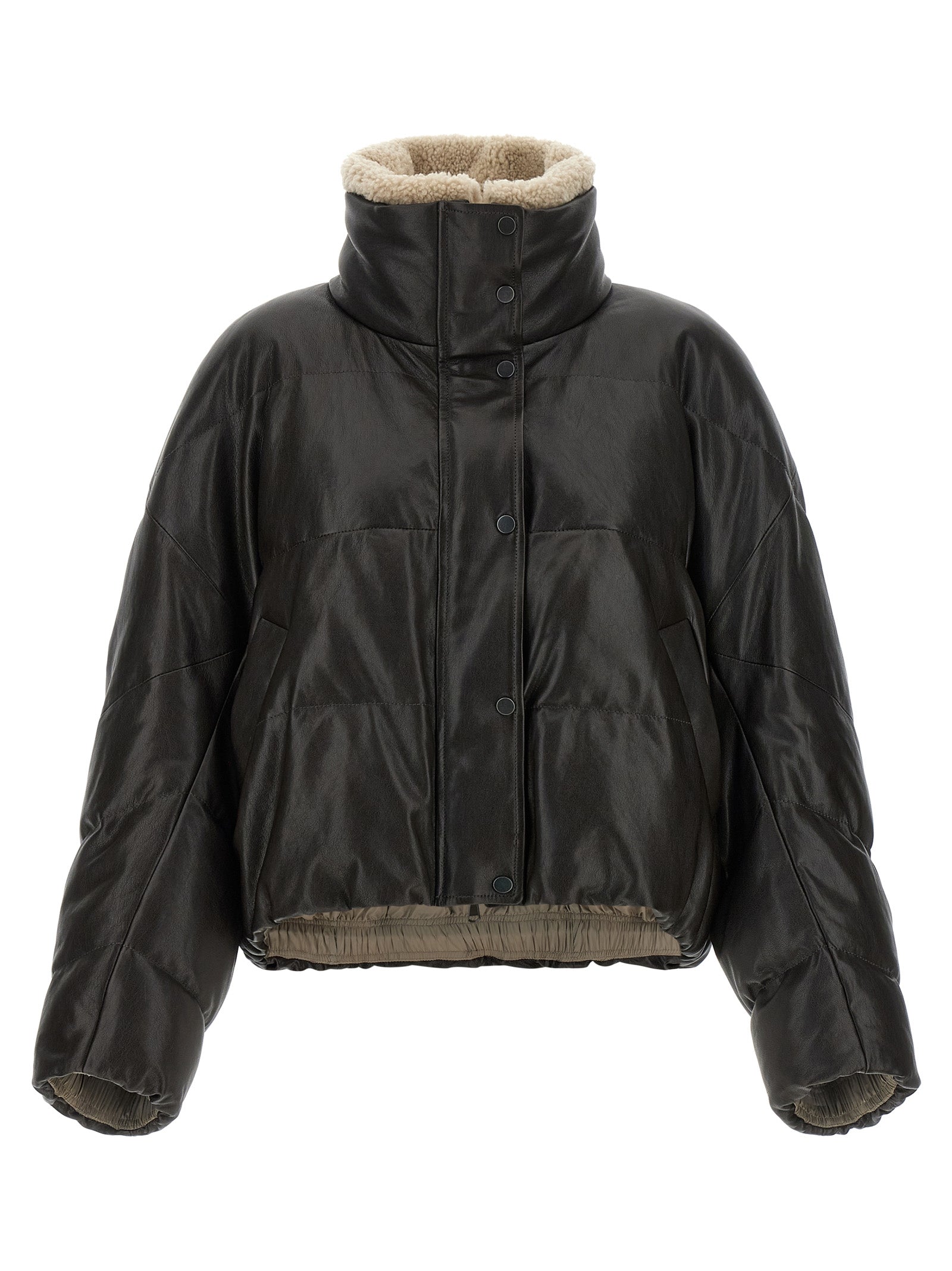Down Jacket — Brown