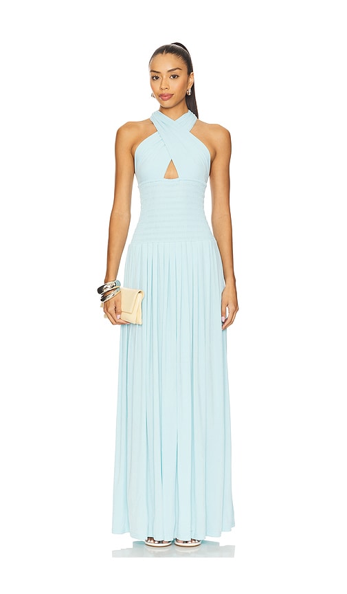 OW Collection KLEID RHEA in Baby Blue. Größe S. Also in