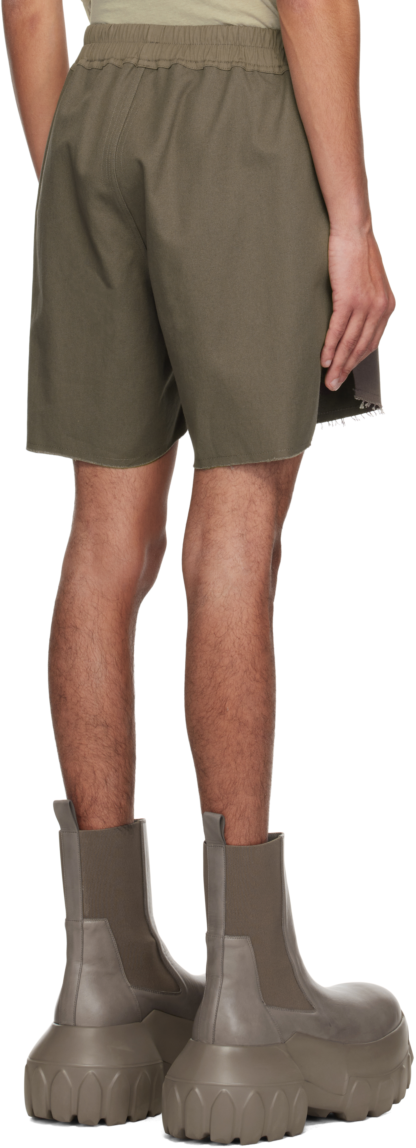 Rick Owens Gray Hollywood Boxers Shorts