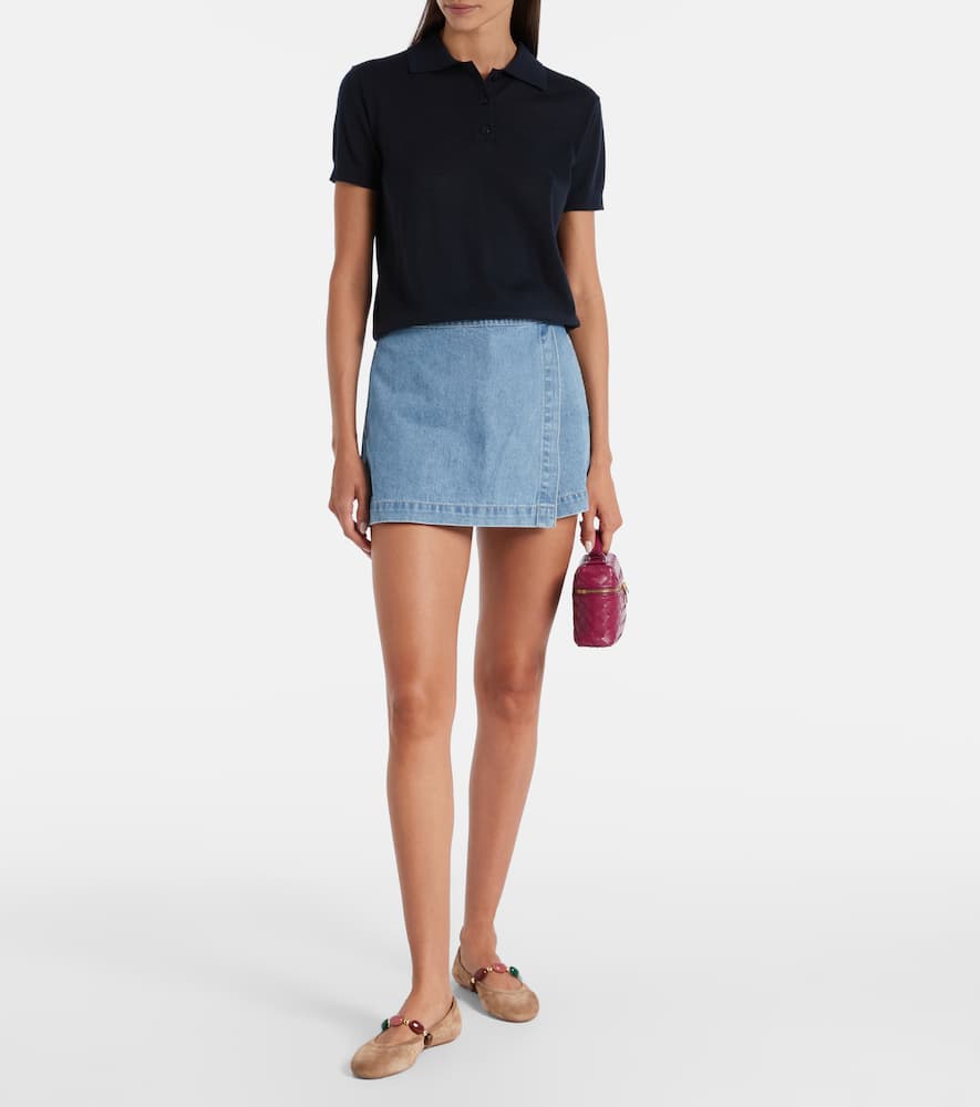 Diaz denim skort
