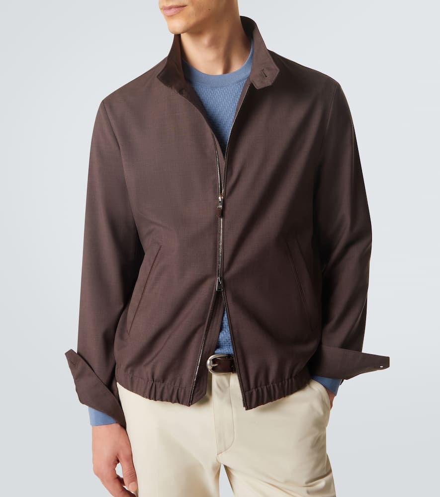Impeccabile wool blouson jacket