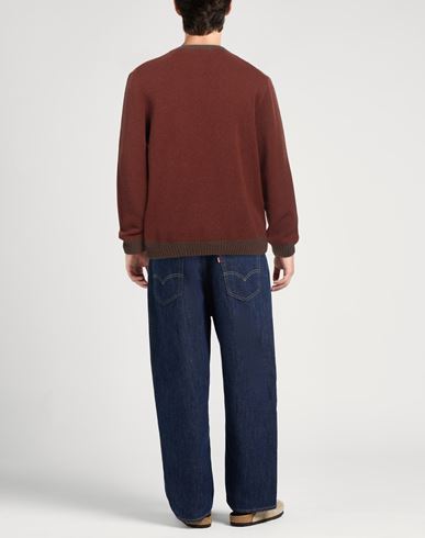 Zanone Man Sweater Brown Size 42 Virgin Wool