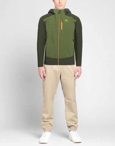 Karpos Man Jacket Green Size M Polyester, Elastane, Polyamide, Viscose
