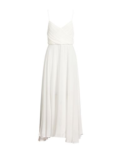 Woman Maxi dress White Size 8 Polyester